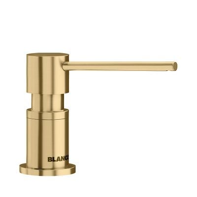 Blanco LATO Brass PVD Soap Dispenser - Satin Gold - 526699