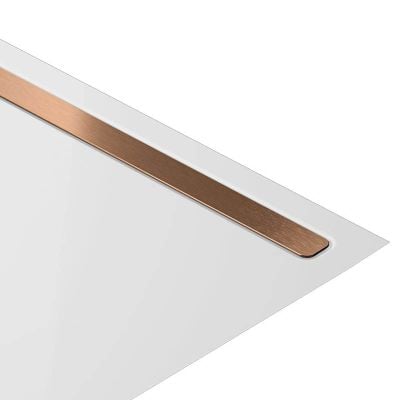 Kaldewei Nexsys Channel Covers for Shower Surface 4131 - Rose Gold