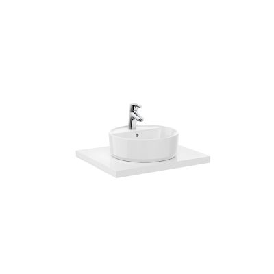 Roca Savana Water Resistant Basin Countertop 600mm - White Lacquered - 857318806