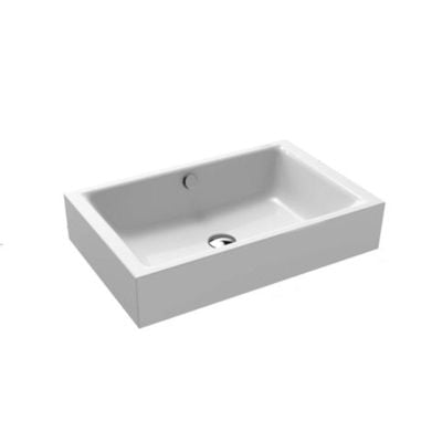 Kaldewei Puro S Countertop Basin With Easy Clean Finish & Sound Insulation - 0TH - Alpine White - 909106003001