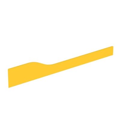 Geberit Bambini Wash Trough Front Panel For 4 Taps - Varicor Yellow - 430060304