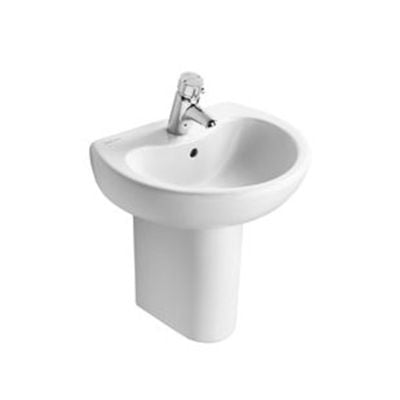 Armitage Shanks CONTOUR 21 Schools Basin 500mm - 1 Taphole With Visible Overflow - S269001