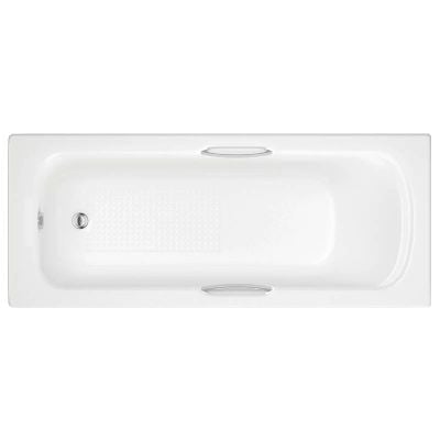 Bathrooms by Trading Depot Marella Twin Grip 1700 x 700mm Single Ended Bath - 2 Tapholes - TDBT3089