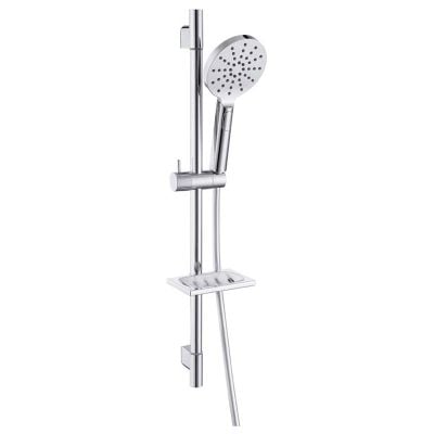 Bathrooms by Trading Depot Round Push Button Shower Kit - Chrome - TDBT105851