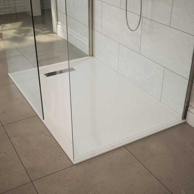 Lifestyle of Bathrooms by Trading Depot Linear 1200x900mm Slim Rectangular Tray With Waste - TDBT106232