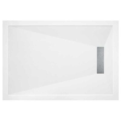 Bathrooms by Trading Depot Linear 1700x700mm Slim Rectangular Shower Tray With Waste - TDBT106237
