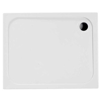 Bathrooms by Trading Depot Low Profile 1300x900mm Rectangular Shower Tray With Waste - TDBT106698