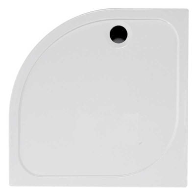 Bathrooms by Trading Depot Low Profile 1200x800mm Left Hand Offset Quadrant Shower Tray With Waste - TDBT106702