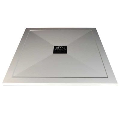 Bathrooms by Trading Depot Ultra-Slim 900mm Square Shower Tray With Waste - TDBT3839