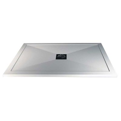 Bathrooms by Trading Depot Ultra-Slim 1000x760mm Rectangular Shower Tray With Waste - TDBT3841