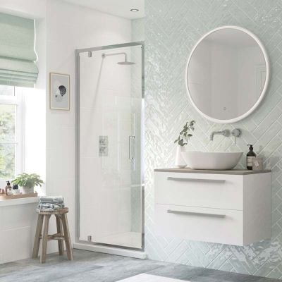 Bathrooms by Trading Depot Eaton 760mm Pivot Shower Door - TDBT101446