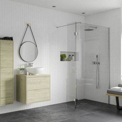Bathrooms by Trading Depot Calder 300mm Wetroom Splash Panel - TDBT107527