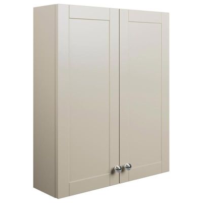 Bathrooms by Trading Depot Dahlia 600mm 2 Door Bathroom Cabinet - Matt Latte - TDBT106181