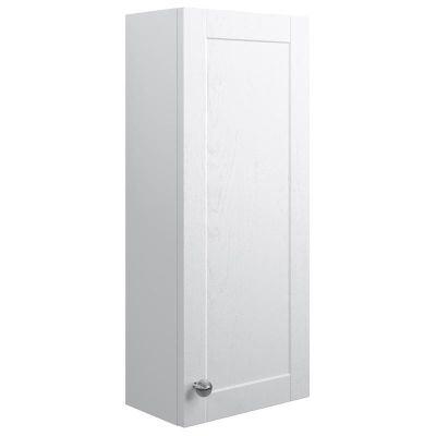 Bathrooms by Trading Depot Dahlia 300mm 1 Door Bathroom Cabinet - Satin White Ash - TDBT96068