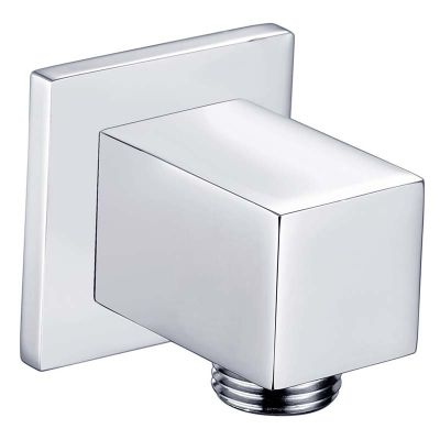 Bathrooms by Trading Depot Square Wall Outlet Elbow - Chrome - TDBT105593
