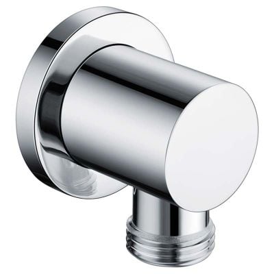 Bathrooms by Trading Depot Round Wall Outlet Elbow - Chrome - TDBT105876