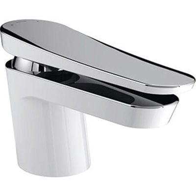 Bristan Claret Bath Mixer Tap - White/Chrome - CLR 1HBF WHT