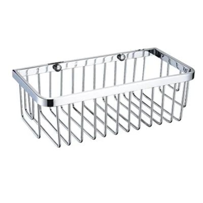 Bristan Rectangular Wall Mounted Wire Basket - Chrome - COMP BASK03 C Full View