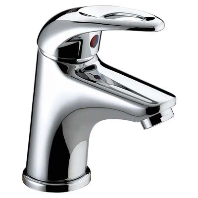 Bristan Java Small Basin Mixer Tap with Clicker Waste - Chrome - J SMBAS C Full View