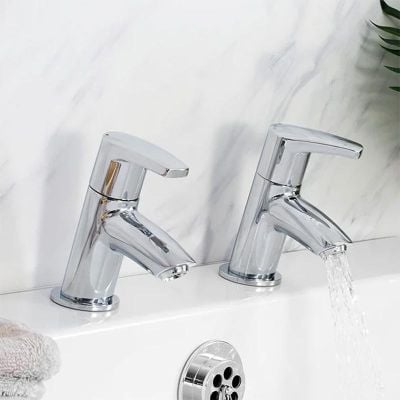 Bristan Orta Bath Taps - Chrome - OR 3/4 C