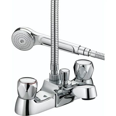 Bristan Club Luxury Bath / Shower Mixer Tap - Chrome - VAC LBSM C MT