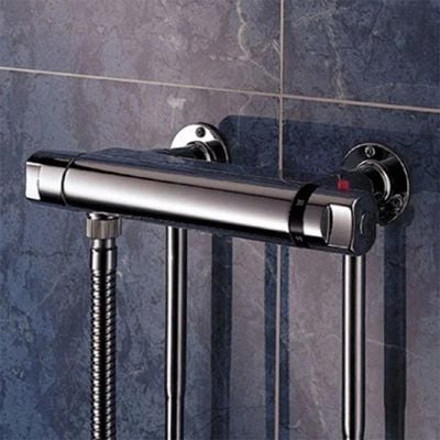 Bristan Surface Mounted Shower Pipework Fittings - Chrome - WMNT4 C