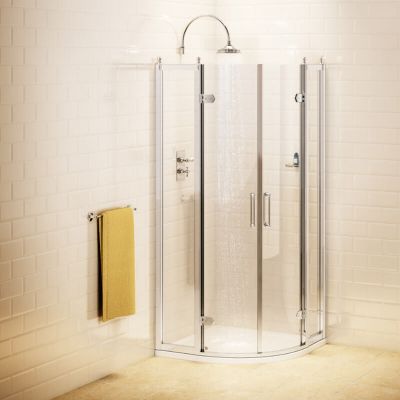 Burlington Quadrant 800mm Glass Shower Enclosure - C22 - DISCONTINUED