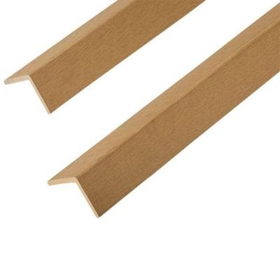 Cladco WPC Trim Corner Trim 2.2 Metre x 60 x 50mm - Teak/Original Wood - WPCCT2255
