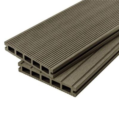 Cladco WPC Original Hollow Composite Decking Board 4 Metre x 150 x 25mm - Olive Green/Green - WPCHO40