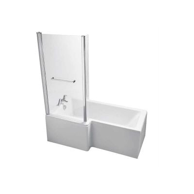 Ideal Standard Tempo Cube 1700x700mm Idealform Plus+ Left Hand Shower Bath - White - E260301