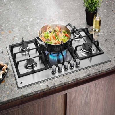 Electrolux KGS9536X 90cm 5 BRN GAS HOB - Stainless Steel