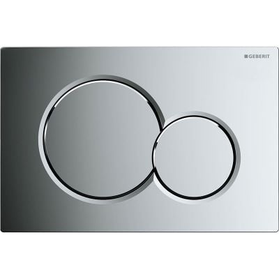 Geberit Sigma01 Round WC Dual Flush Plate - Chrome - 115.770.21.5