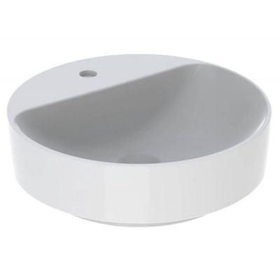 Geberit Variform 450mm Round Lay-On Basin 1 Taphole Without Visible Overflow - 500.770.01.2