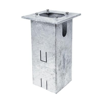 Rolec AutoCharge Galvanised Steel Ground Mounting Base - GMPG0010