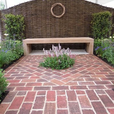Global Stone Clay Pavers Single Size Pack - 100 x 210 x 50mm - Rose Cottage - RCCP2110