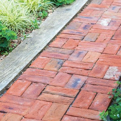 Global Stone Clay Pavers Single Size Pack - 100 x 210 x 50mm - Rustic Flame - RFCP2110