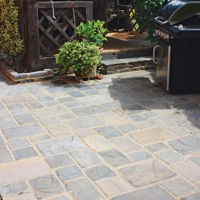Global Stone Old Rectory Cobbles Natural Stone Project Pack Pack of 177 - Monsoon - MNCB1071