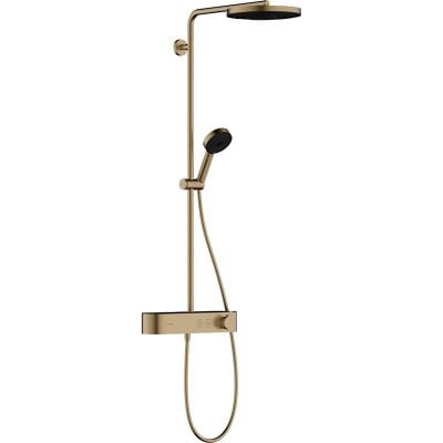 hansgrohe Pulsify S Showerpipe 260 1jet With Showertablet Select 400 - Brushed Bronze - 24220140