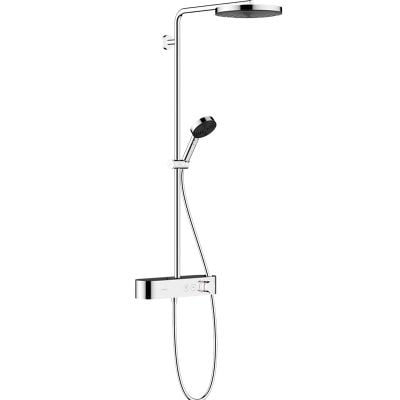 hansgrohe Pulsify S Ecosmart 1jet Showerpipe 260 With Showertablet Select 400 - Chrome - 24221000