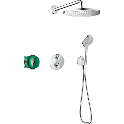 hansgrohe Croma Shower System 280 1jet With Ecostat S - Chrome - 27954000