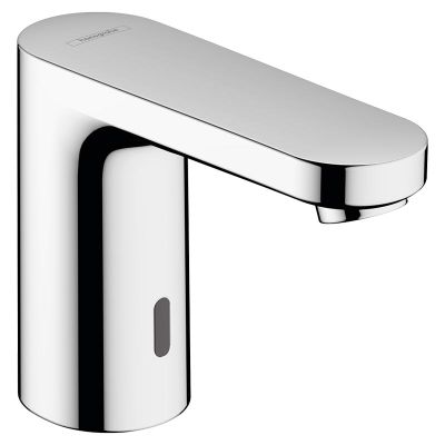 hansgrohe Vernis Blend Mains Powered EcoSmart Electronic Touch-Free Basin Mixer Tap For Cold Water - Chrome - 71504000