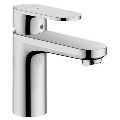 hansgrohe Vernis Blend CoolStart EcoSmart Basin Mixer Tap 100 With Pop-Up Waste - Chrome - 71585000