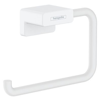 hansgrohe AddStoris Toilet Roll Holder without Cover - Matt White - 41771700