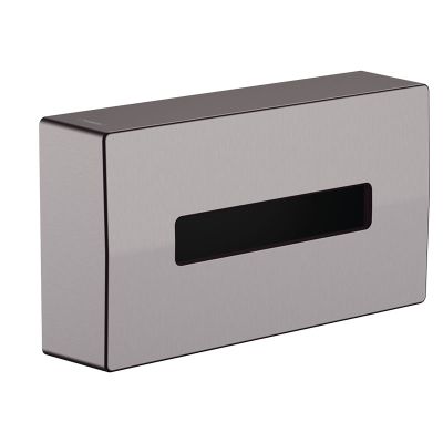 hansgrohe AddStoris Tissue Box - Brushed Black Chrome - 41774340