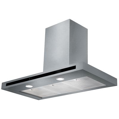 Rangemaster Hi-Lite Flat 90cm Chimney Cooker Hood Stainless Steel - HLTHDS90SS/