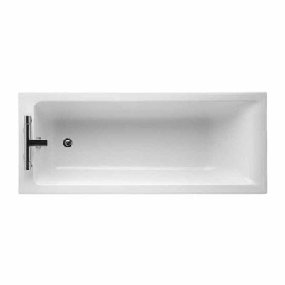 Ideal Standard Concept 1700x700mm Idealform Bath with 2 Tap Holes - White - E729201