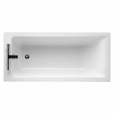 Ideal Standard Concept 1700x750mm Idealform Bath with 2 Tap Holes - White - E729501