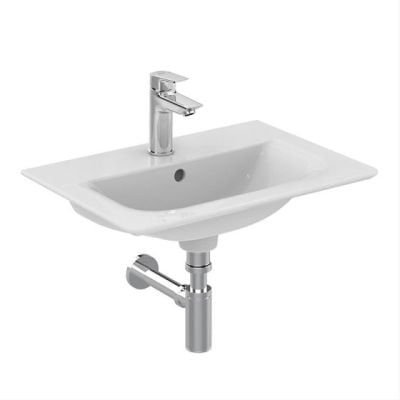 Ideal Standard Connect Air Vanity Basin With Overflow - White - E029601