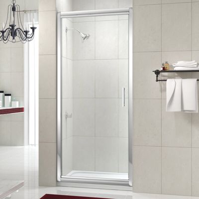 Merlyn 8 Series Infold Shower Door with Merlyn MStone Tray 1000mm - MS84431