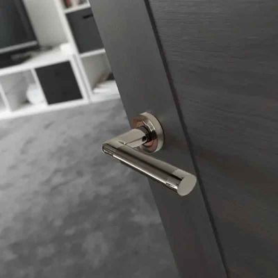 JB Kind Atlanta Privacy Latch Door Handle Pack - Stainless Steel - IATLPP